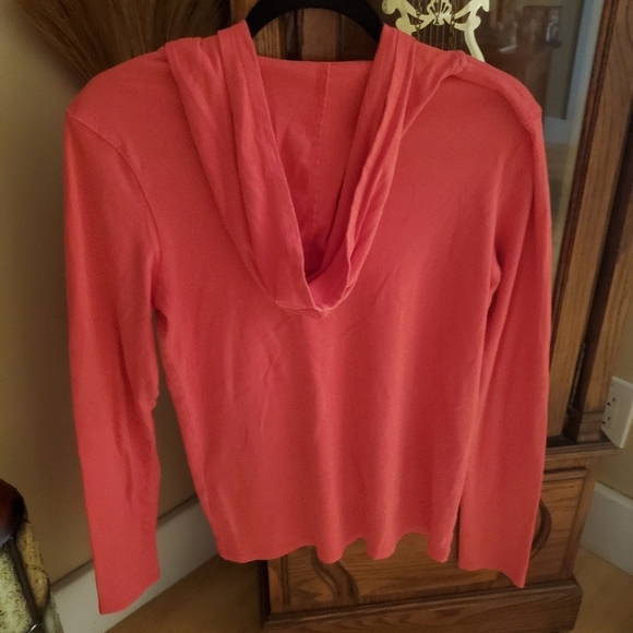 DKNY JEANS Women's Long-sleeved Hooded T-shirt - Picture 4 of 6